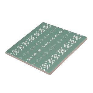 Sage Green Mud Cloth Fliese