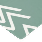 Sage Green Mud Cloth Tischdecke (Schrägansicht)