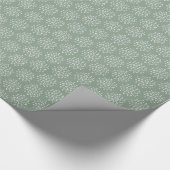 Sage Green Mum Christmas Geschenkpapier (Ecke)