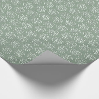Sage Green Mum Christmas Geschenkpapier
