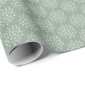 Sage Green Mum Christmas Geschenkpapier (Rolleneckpunkt)