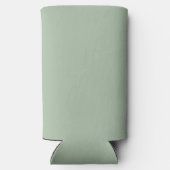 Sage Green Name Modern Elegante Monogram Boho Selters Dosenkühler (Rückseite)