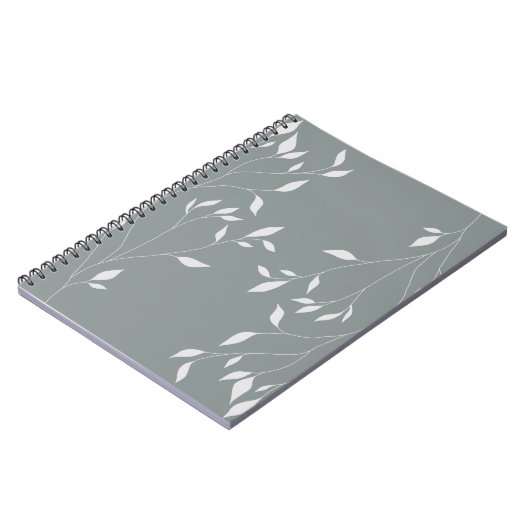 Sage Green Nature Notebook Zurück zur Schule Notizblock (Linke Seite)