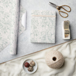 Sage Green Neutral Elegante Modernes Minimalistisc Geschenkpapier