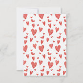 Sage Green Niedlich Bear Watercolor Herzendusche Dankeskarte (Rückseite)