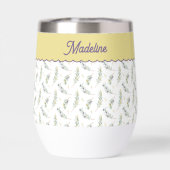 Sage Green Olive Branch Monogram Name (Rückseite)