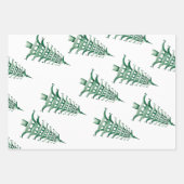 Sage Green Pagode Geschenkpapier Set (Vorderseite 2)