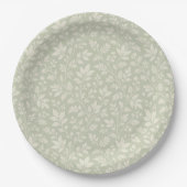 Sage Green Paper Plates Pappteller (Vorderseite)