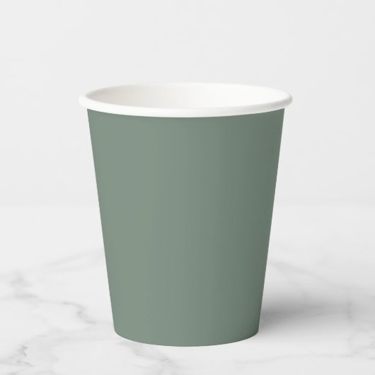 Sage Green Pappbecher (Vorderseite)