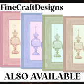 Sage Green Parfüm Flaschen Decanter AD8 Decoupage Seidenpapier