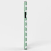Sage Green Pastel Polka Dot Case-Mate iPhone Case (Hinten/Rechts)