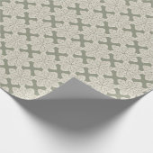 Sage Green Pattern Geschenkpapier (Ecke)