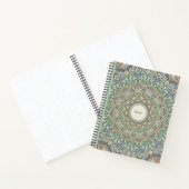 Sage Green & Peach Pastel Mandala Nooracle Journal Notizblock (Innenseite)