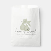 Sage Green Perfect Pear Brautparty Fevor Bags Geschenktütchen (Vorderseite)