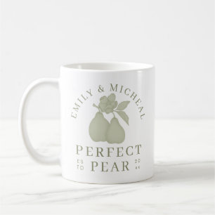 Sage Green Perfect Pear Brautparty Tasse