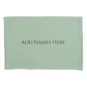 Sage Green Pillowcases – Decorative Pillow Covers  (Vorderseite-Links)