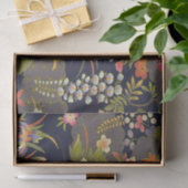 Sage Green Pink Japanisch Kimono Blumendekoupage Seidenpapier (Geschenk)