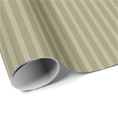 Sage Green Pinstrick Simple Modern Country Geschenkpapier (Rolleneckpunkt)