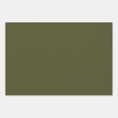 Sage Green Polka Dots Modern Pattern Geschenkpapier Set (Vorderseite 2)