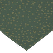 Sage Green Polka Dots Modern Pattern Kurzer Tischläufer (Ecke)