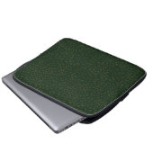 Sage Green Polka Dots Modern Pattern Laptopschutzhülle (Vorne Knopf)