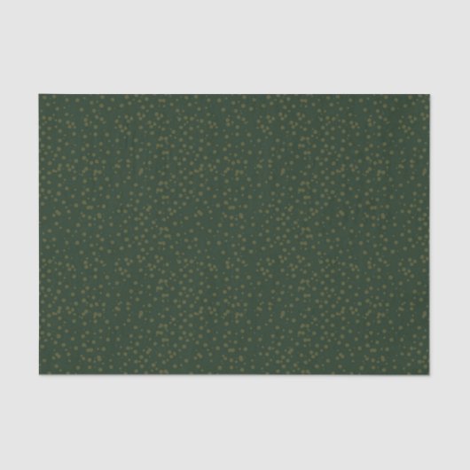 Sage Green Polka Dots Modern Pattern Seidenpapier (Vorderseite)