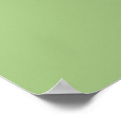 Sage Green Poster (Ecke)