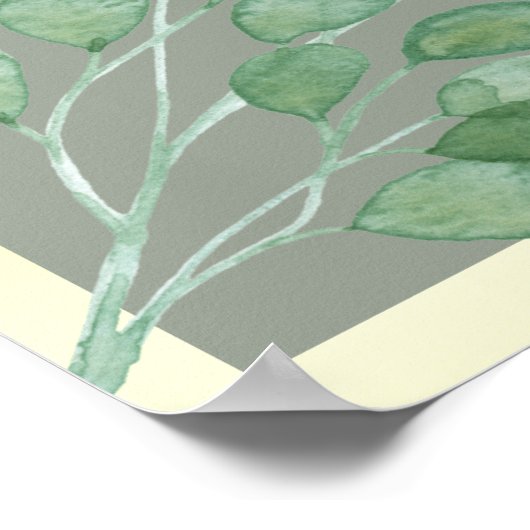 Sage Green Probe Dinner Poster (Ecke)