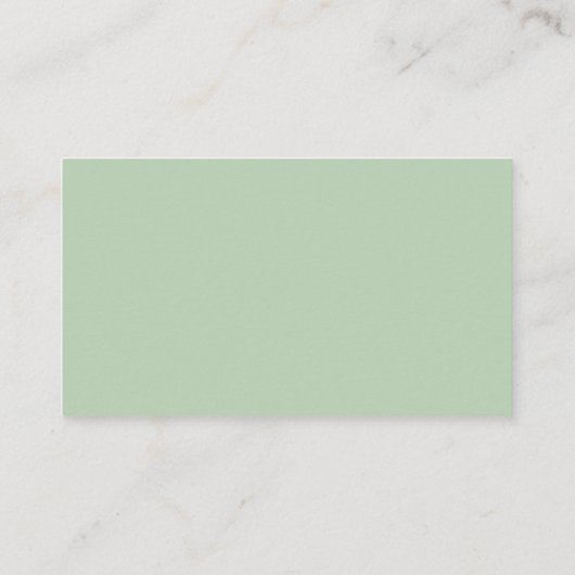 Sage Green | QR-Code | HochzeitsrSVP Begleitkarte (Rückseite)
