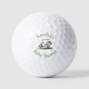 Sage Green Rahmen Golf Neues Clubmitglied Babypart Golfball