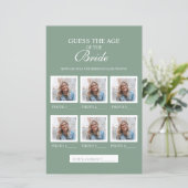 Sage Green rät das Zeitalter des Bride Paper Blatt (Stehend Vorderseite)