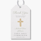 Sage Green Religious Cross Erste Kommune Geschenkanhänger