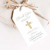 Sage Green Religious Cross Erste Kommune Geschenkanhänger