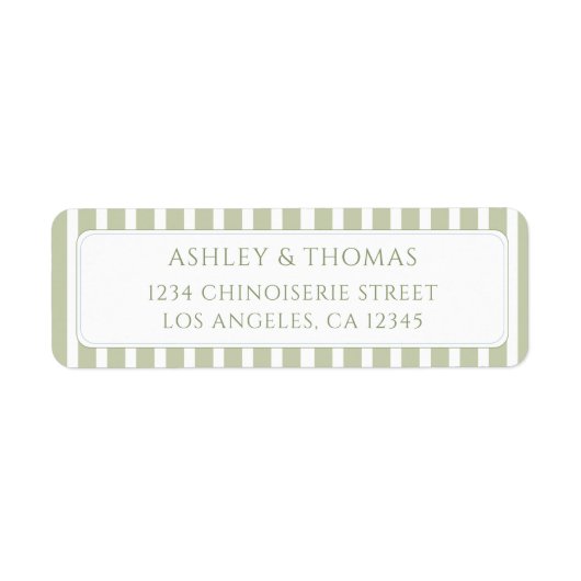 Sage Green Return Address (Vorne)