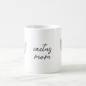 Sage Green Saguaro Cactus Mama Wasserfarbe Kaffeetasse (Mittel)