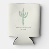 Sage Green Saguaro Cactus Wedding Dosenkühler (Vorderseite)