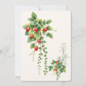 Sage Green Save the Date Card (Rückseite)