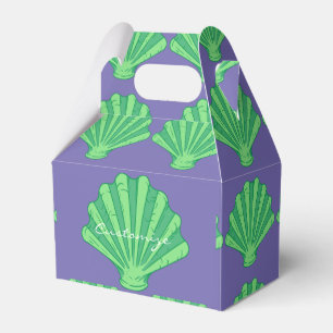 Sage Green Scallop Muschel Thunder_Cove Geschenkschachtel