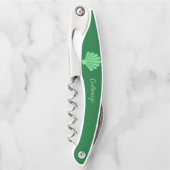 Sage Green Scallop Muschel Thunder_Cove  Kellnermesser (Vorderseite)