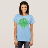 Sage Green Scallop Muschel Thunder_Cove T-Shirt (Vorne ganz)