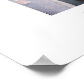 Sage Green Script Foto Wedding Welcome Sign Poster (Ecke)