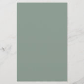 Sage green script ring jagt Brautparty Game (Rückseite)