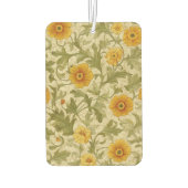 Sage Green Seamless Muster Autolufterfrischer (Rückseite)