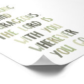 Sage green sei ein starkes und mutiges Plakat (Ecke)