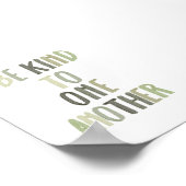 Sage green Sei freundlich zu einem anderen Poster (Ecke)