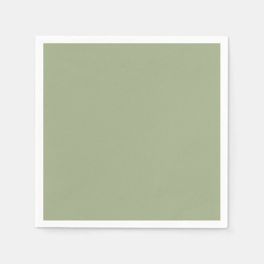 Sage Green Serviette (Vorderseite)