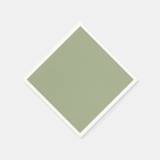 Sage Green Serviette (Ecke)
