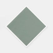 Sage Green Serviette (Ecke)