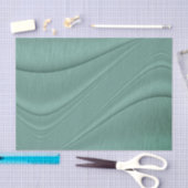 Sage Green Shimmering Contour Seidenpapier (Handwerk)