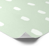 Sage Green Silly Goose Coquette Baby Shower Poster (Ecke)